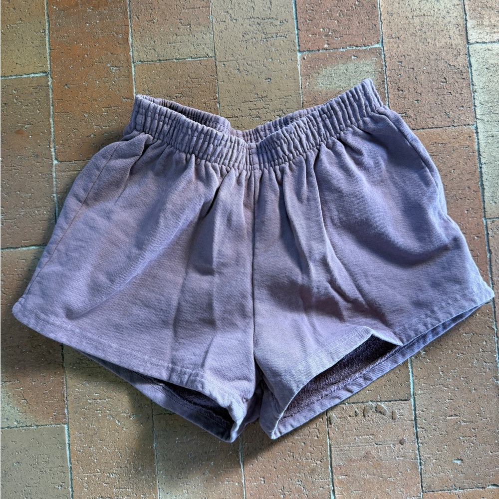 Los Angeles Apparel Athletic Sweat Shorts Mauve